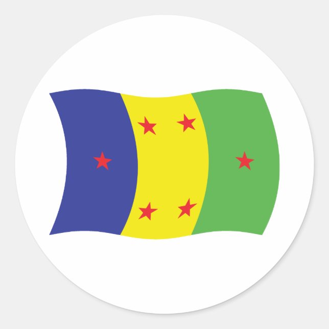 Ogoni People Flag Sticker (Front)
