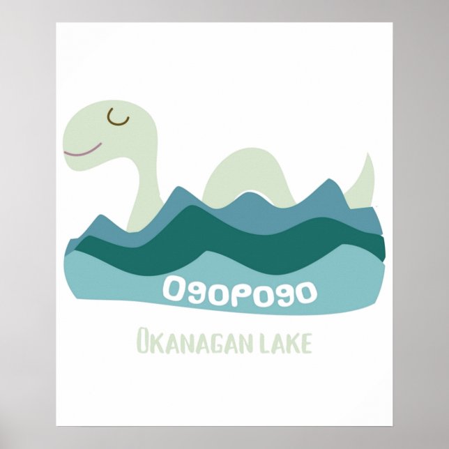 Ogopogo the Okanagan Lake Monster Poster (Front)