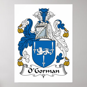 O'Gorman Family Crest Poster