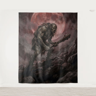 Ogre Beneath the Blood Moon Tapestry