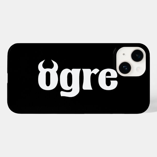 Ogre Case-Mate iPhone Case (Back (Horizontal))