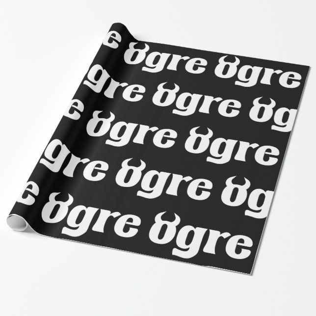 Ogre Wrapping Paper (Unrolled)