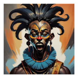 Ogun, god of iron and war poster