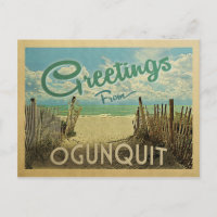 Ogunquit Beach Vintage Travel