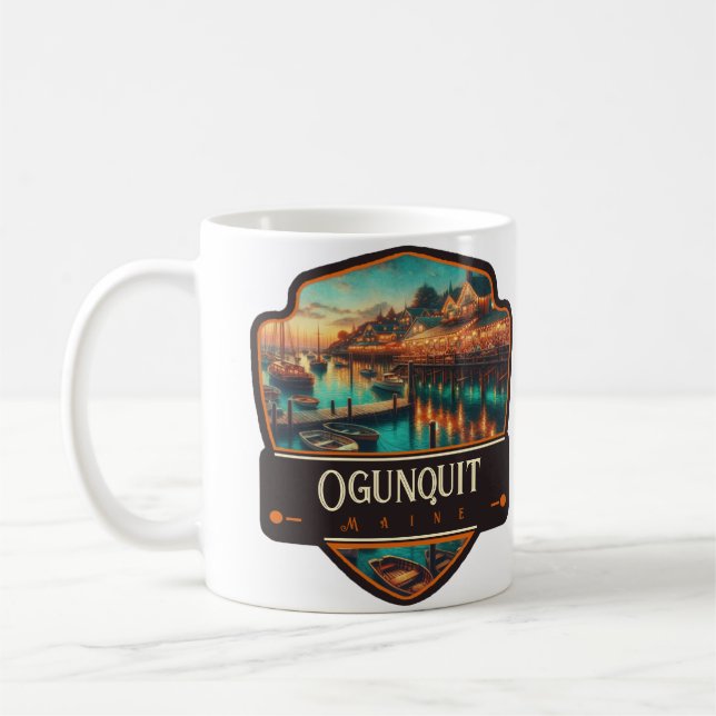 Ogunquit, Maine | Vintage Coffee Mug (Left)
