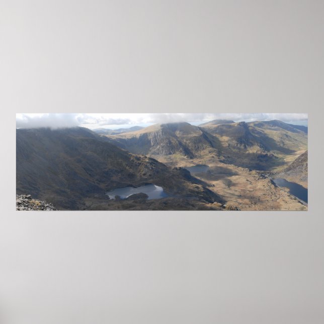 Ogwen Valley, Snowdonia poster (Front)