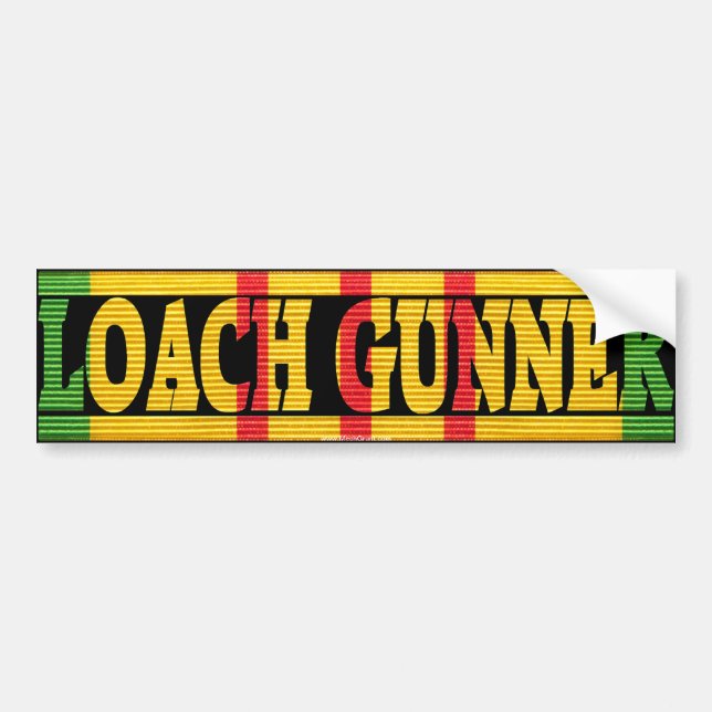 OH-6 LOACH Gunner VSM Bumper Sticker (Front)
