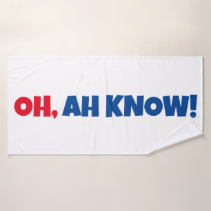 OH, AH KNOW! Bath Towel Set