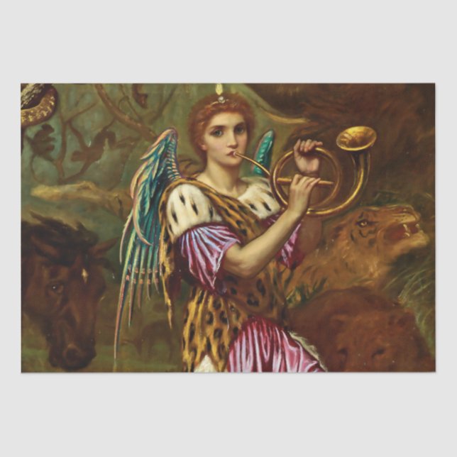 “Oh All Ye Beasts and Cattle” by Edward A F Prynne Tissue Paper (Front)