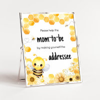 Oh Babee Bee Baby Shower Envelope Station