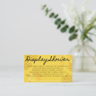 Oh Babee Display Shower Enclosure Card