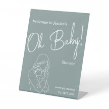 "Oh Baby!" 2024 baby shower Invitation
