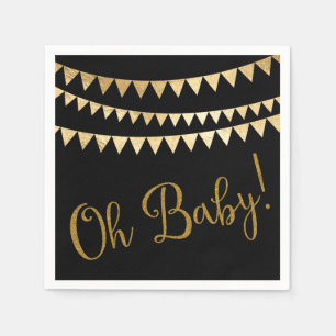 Oh Baby Baby Shower Napkin