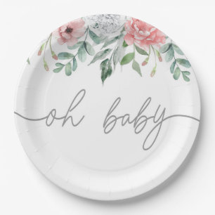 OH BABY, BABY SHOWER PARTY SUPPLIES NAPKINS PAPER PLATE