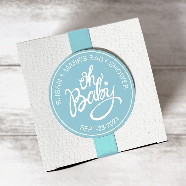 Oh Baby Baby Shower Sticker (Creator Uploaded)