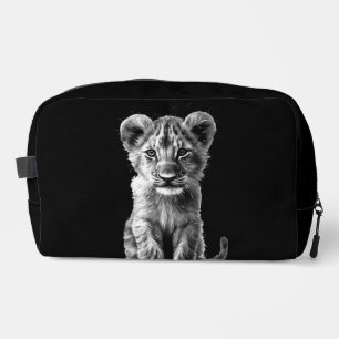 Oh Baby Big Cat Cub Grey Dopp Kit
