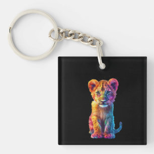 Oh Baby Big Cat Cub  Key Ring