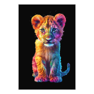 Oh Baby Big Cat Cub  Photo Print