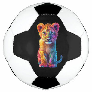 Oh Baby Big Cat Cub  Soccer Ball