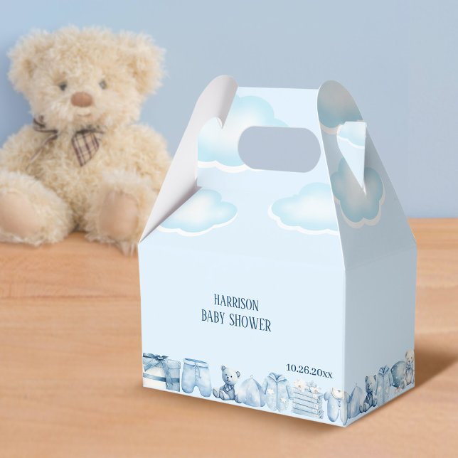 Oh Baby Blue Clipart Favour Boxes (Creator Uploaded)
