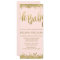 Oh Baby Blush Pink Gold Glitter Baby Shower
