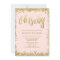 Oh Baby Blush Pink Gold Glitter Baby Shower