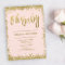 Oh Baby Blush Pink Gold Glitter Baby Shower