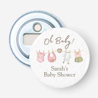 Oh Baby! Button Bottle Opener