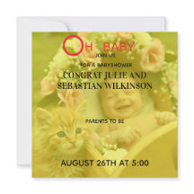 Oh Baby Cat Photo Baby Shower Image