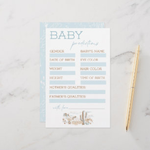 Oh Baby Cowboy Baby Shower Predictions