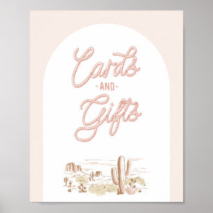 Oh Baby Cowgirl Shower Cards & Gifts Poster