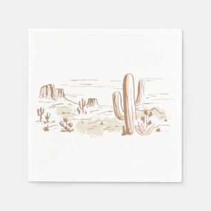 Oh Baby Cowgirl Shower  Napkin