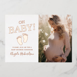 Oh Baby Custom Photo Baby Shower