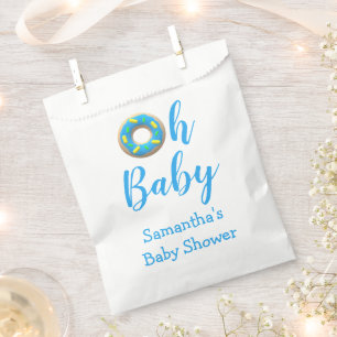 Oh Baby Doughnut Baby Shower Favour Bag
