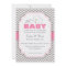 Oh Baby Elephant - Pink & Grey Baby Shower Invite