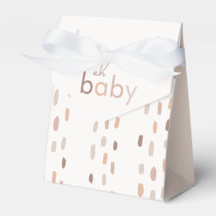 Oh Baby Gender Neutral Modern Baby Shower Favour Box