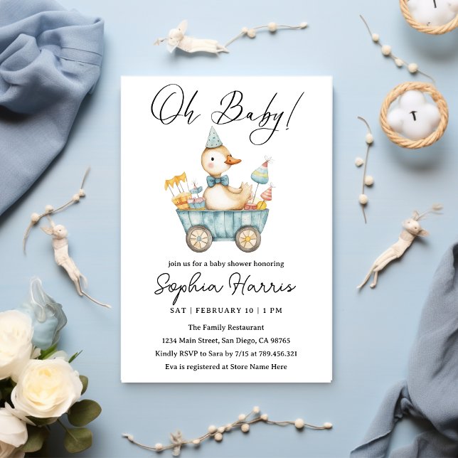 Oh baby girl  Baby Shower Invitation (Creator Uploaded)