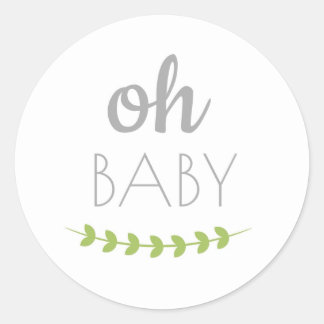 Oh Baby Greenery Stickers