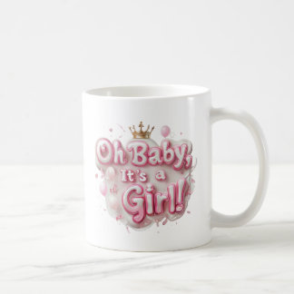 "Oh Baby, It’s a Girl!" Magic Reveal Mug – Spink