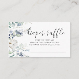 Oh Baby It's Cold Outside Shower Diaper Raffle Enclosure Card