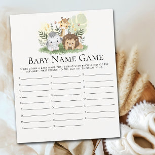 Oh Baby Jungle Baby Shower Boy