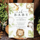 Oh Baby Jungle Baby Shower Invitation