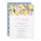 Oh Baby Lemons Blue White Tiles Girl Baby Shower