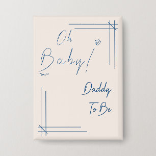 Oh Baby! Minimalist Gender Neutral Daddy-to-be