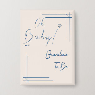Oh Baby! Minimalist Gender Neutral Grandma-to-be