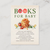 Oh Baby Pasta & Pacifiers Baby Shower Book Request