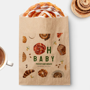 Oh Baby Pastries + Pacifiers Neutral Baby Shower Favour Bag