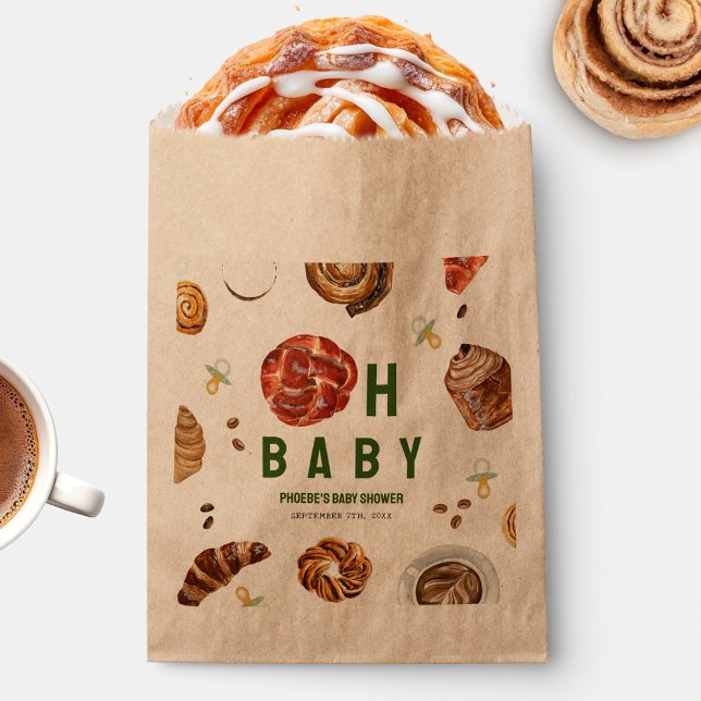 Oh Baby Pastries + Pacifiers Neutral Baby Shower Favour Bag (Creator Uploaded)