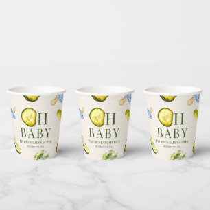 Oh Baby Pickles + Pacifiers Boy Baby Shower Paper Cups