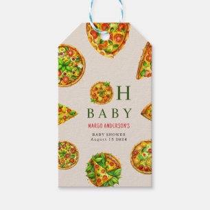 Oh Baby Pizza Tomatoes Olivia Green Baby Shower Gift Tags